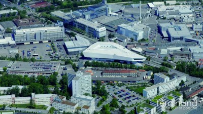 Aerial photo Porsche Zuffenhausen